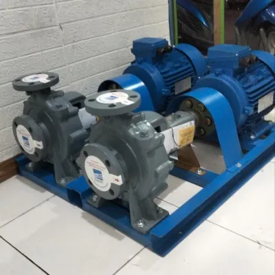 Pompa influent pengalir air limbah masuk ke unit IPAL.